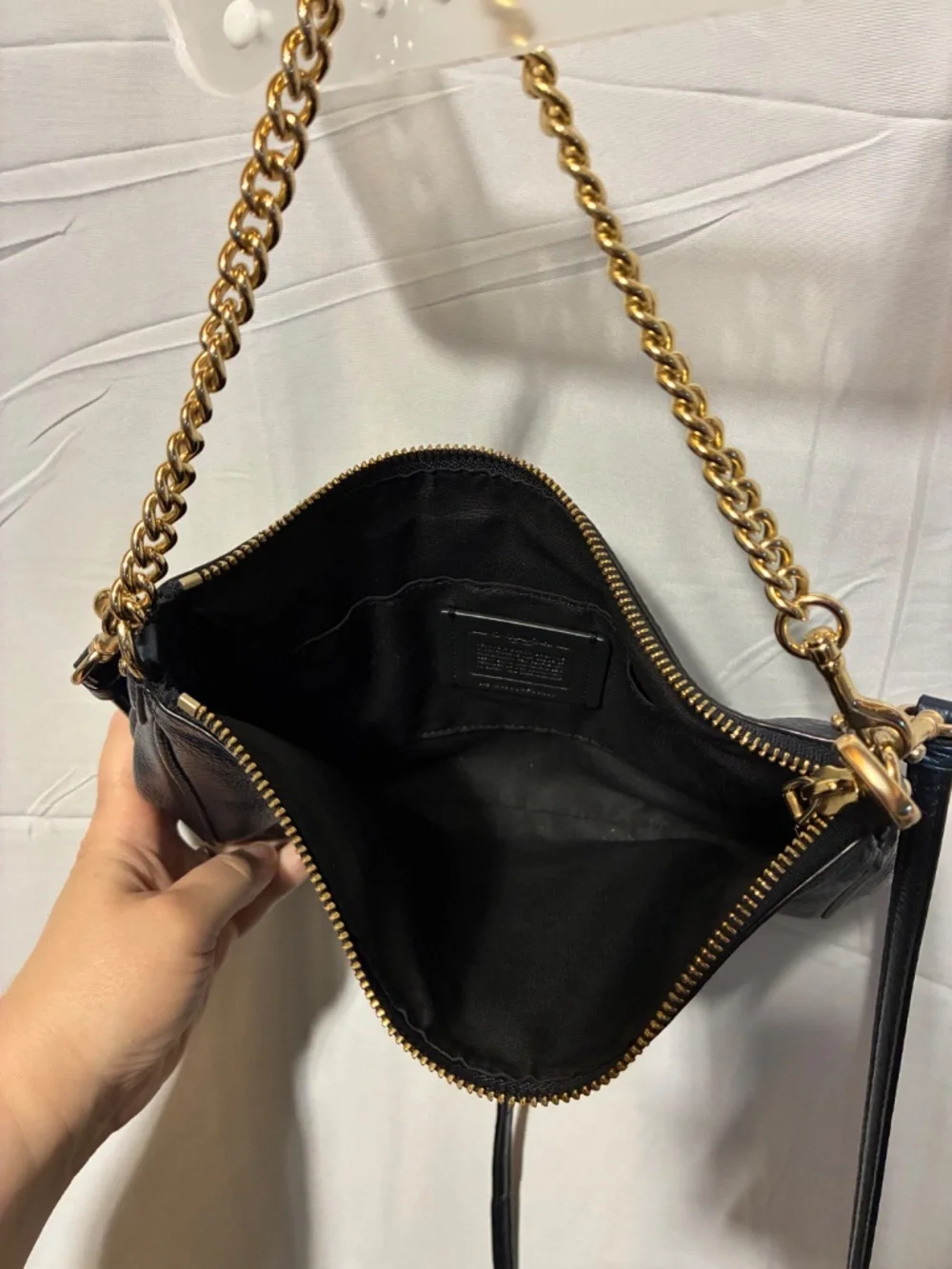 Coach Carrie Crossbody, Navy